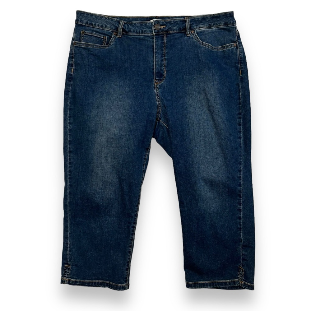 CROFT & BARROW Denim Cropped Capris